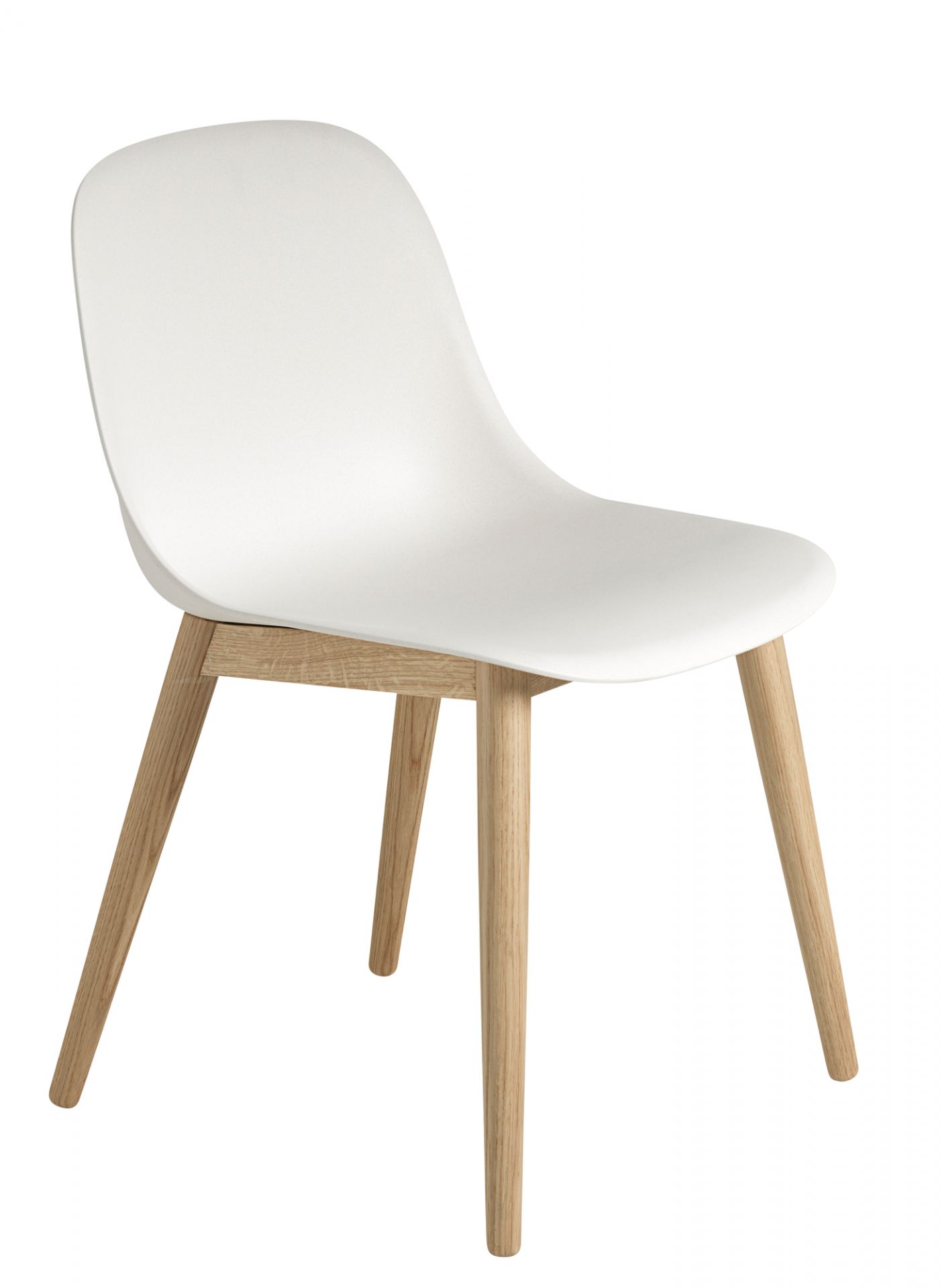 Fiber Side Chair Wood Base Chaise Muuto